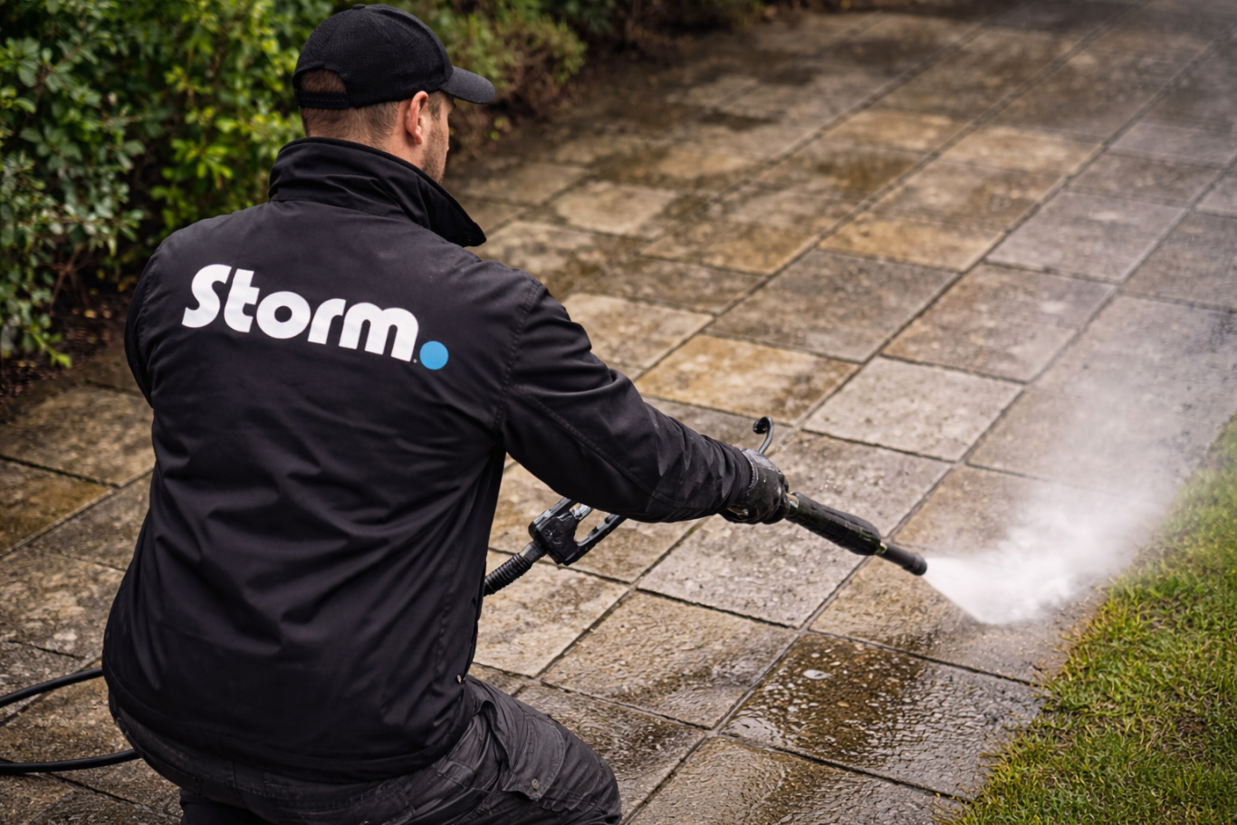 Hochdruck-Steinreinigung Hochdruck-Steinreinigung